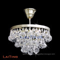 Crystal ball light fixture low ceiling chandelier led home lights